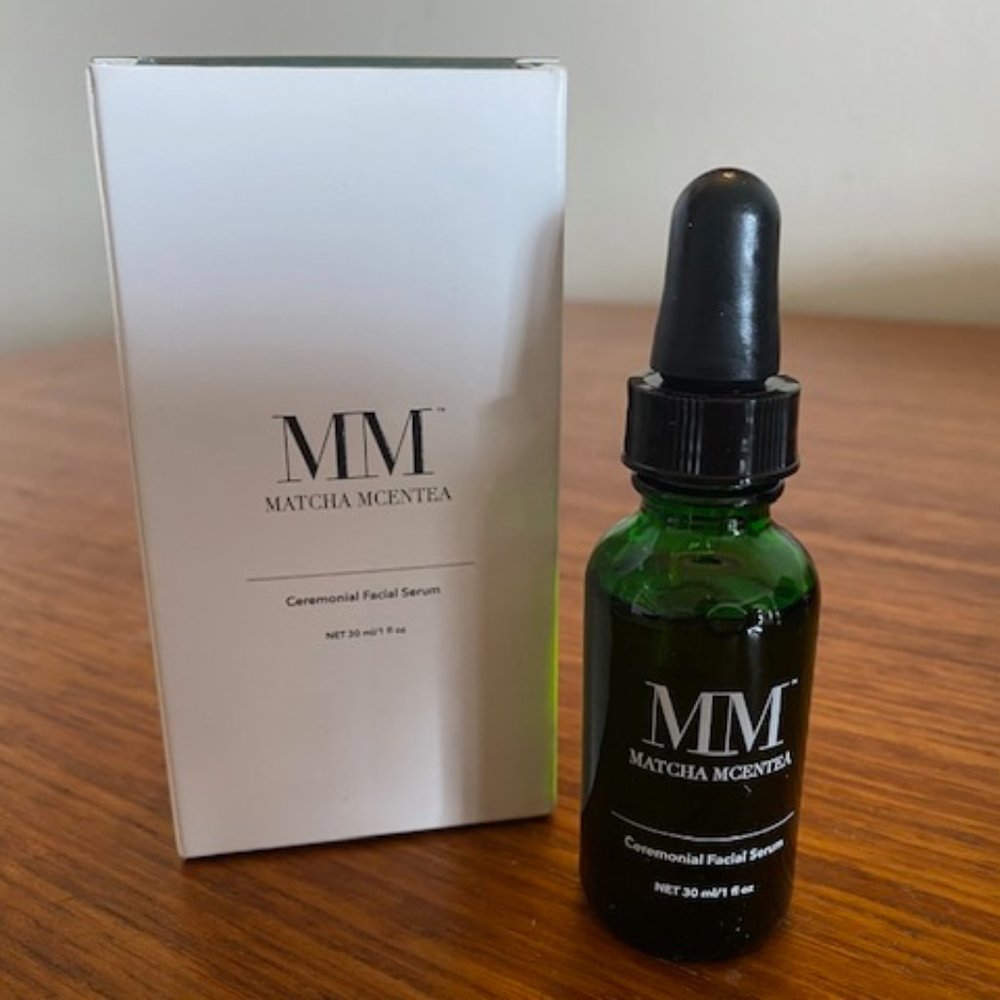 MATCHA MCENTEA Ceremonial Anti-Aging Facial Serum Hydrating Antioxidant 1 fl oz.